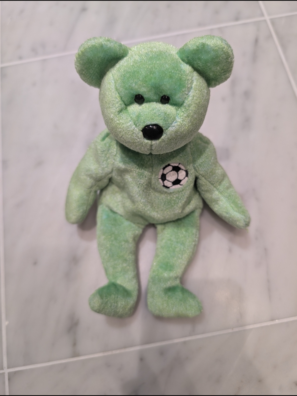 Vintage "Kicks" Beanie Baby - Rare - Soccer!